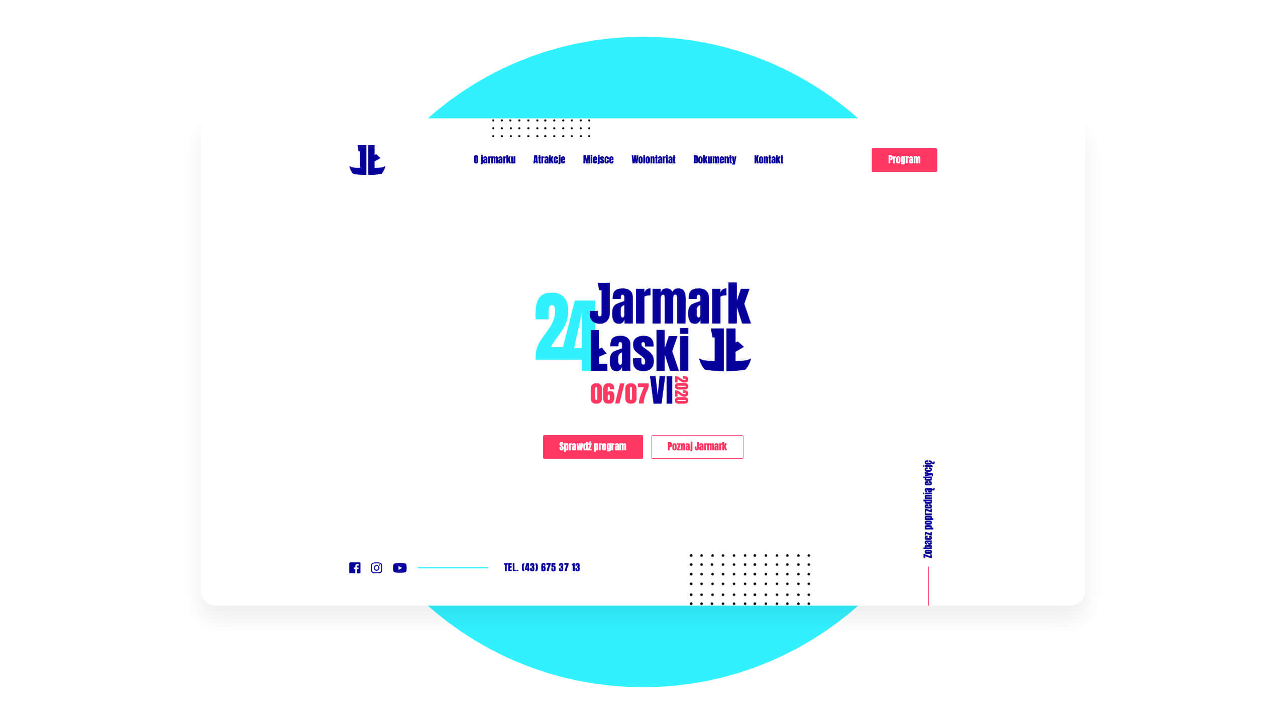 Jarmark Łaski - Strona internetowa wydarzenia