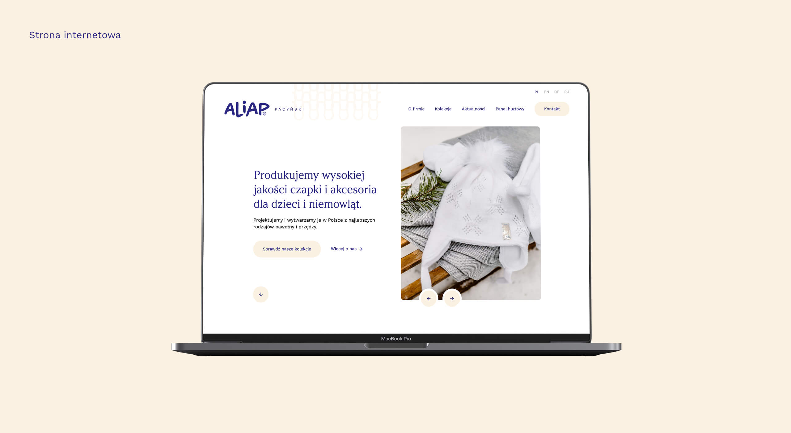 Aliap - Strona internetowa