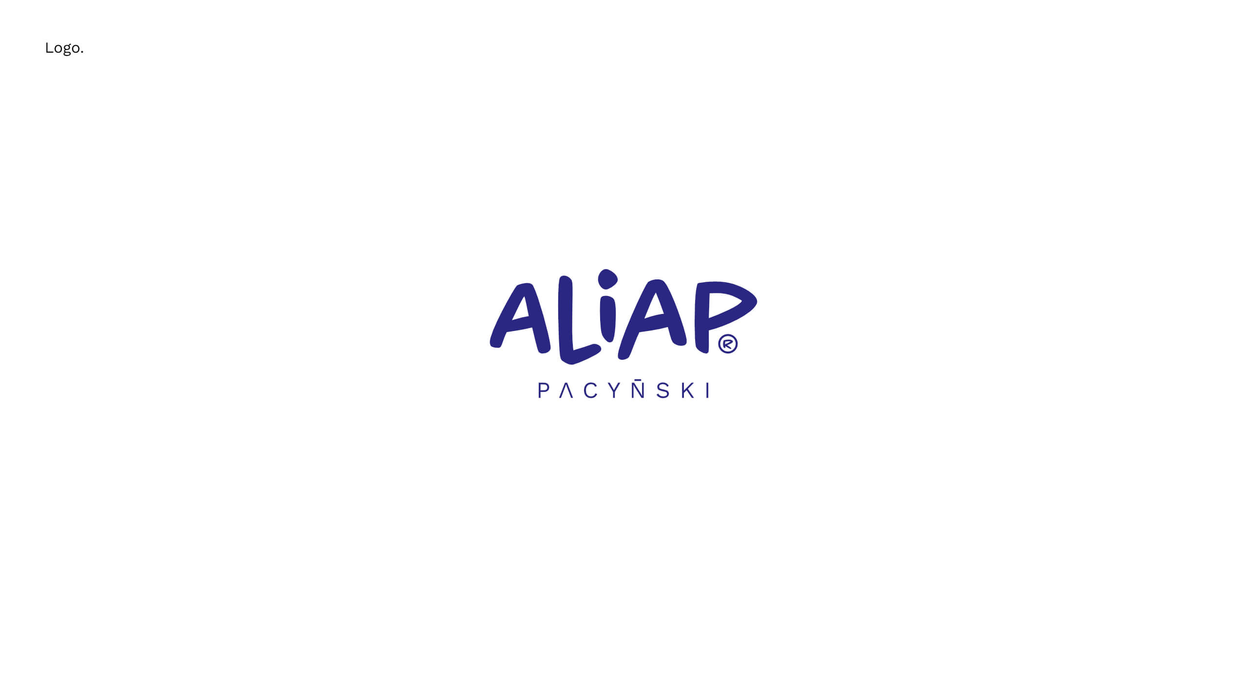 Aliap - Logo z dopiskiem