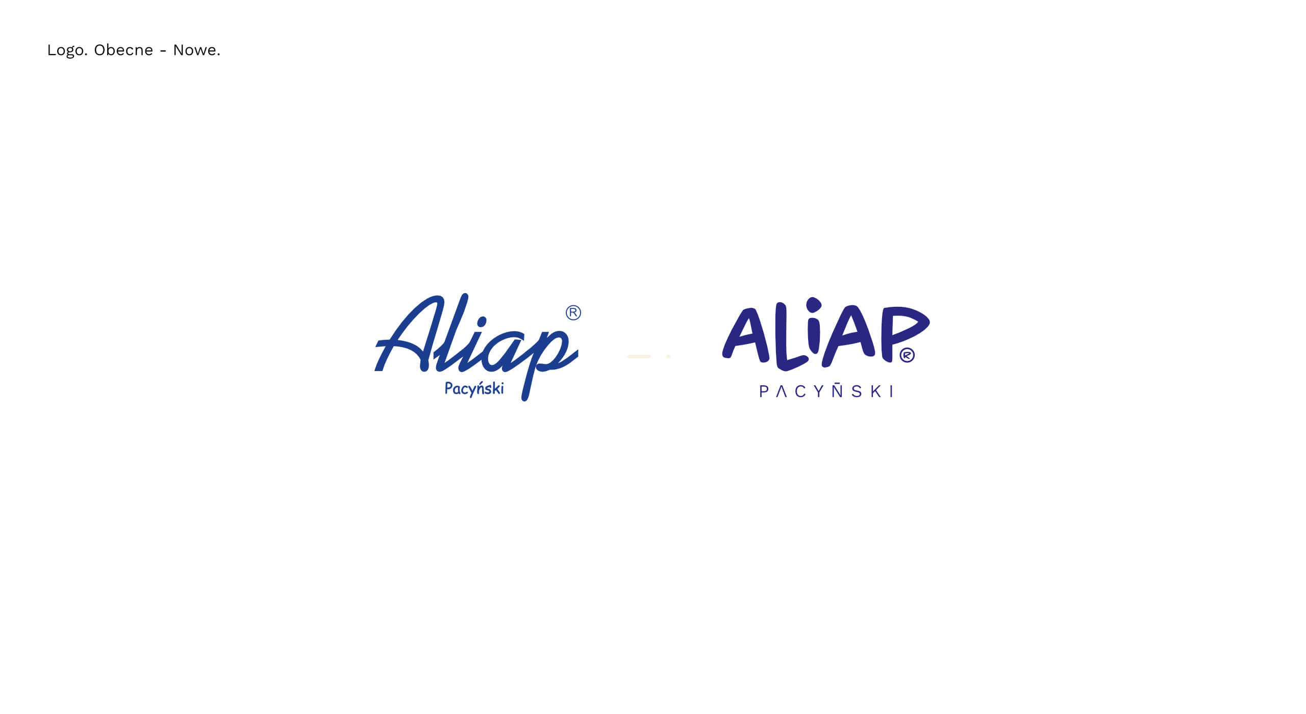 Aliap - Nowe logo